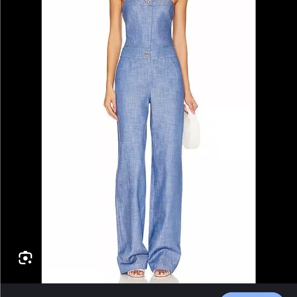 Alexis “Breslin” Chambray Jumpsuit